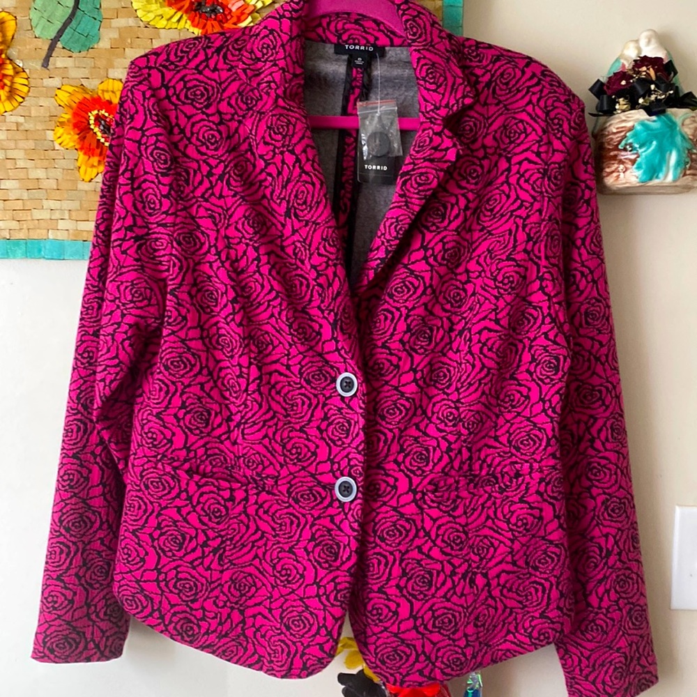 Torrid Jersey Knit blazer.
